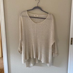 Cream lightweight sweater